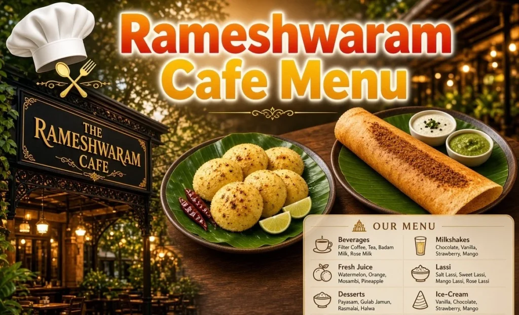 Rameshwaram Cafe Menu