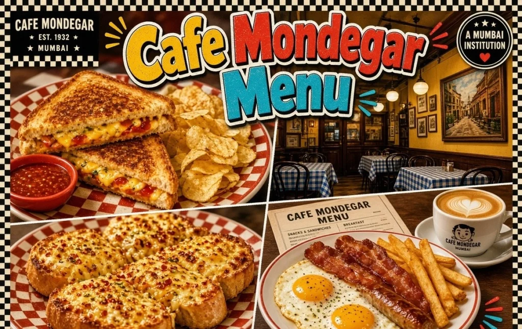 Cafe Mondegar Menu