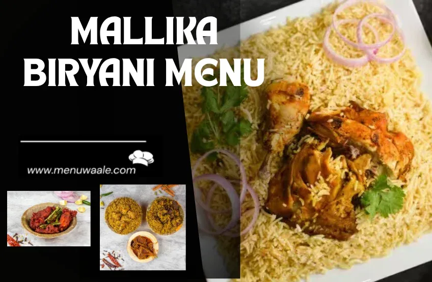 Mallika Biryani Menu 2026 : Prices, Signature Dishes & Dining Experience in Bangalore!! Mallika Biryani Menu