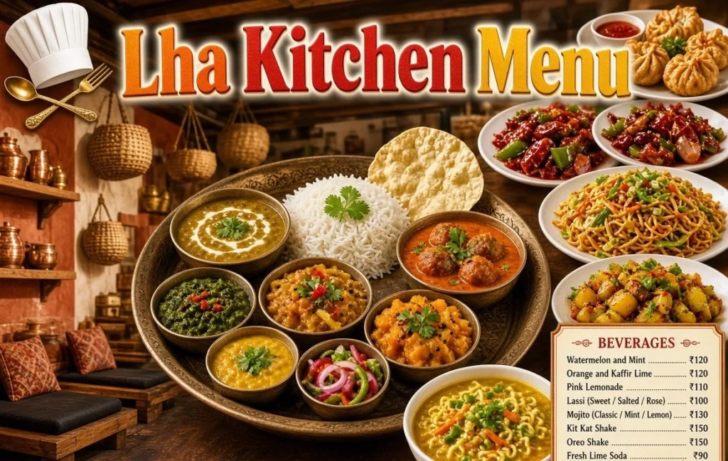 Lha Kitchen Menu