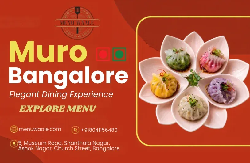 Muro Bangalore Menu 2026: Thai, Cantonese, Cocktails and Prices Muro Bangalore